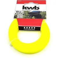 Kwb Nylon draad voor grastrimmer - Ø 2 mm - 15 meter - Geel