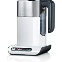 Bosch TWK8611P Styline Waterkoker, 1.5L Wit & Antraciet