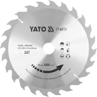 YATO Cirkelzaagblad Ø255 mm - 24T - binnendiameter 30 mm
