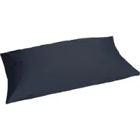 Yumeko Kussensloop Katoen Satijn 40x80 Blauw - Eco, Bio & Fairtrade