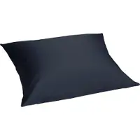 Yumeko Kussensloop Katoen Satijn 60x70 Blauw - Eco, Bio & Fairtrade