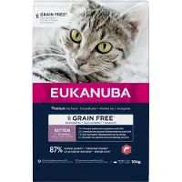 Eukanuba Kattenvoer Droog Kitten Graanvrij Zalm 10 kg