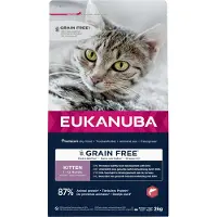 Eukanuba Kattenvoer Droog Kitten Graanvrij Zalm 2 kg