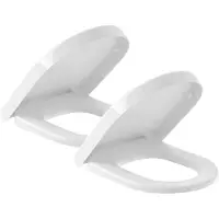 Villeroy & Boch Subway 2.0 closetzitting - quickrelease - softclose set van - 2 - White Alpine (glans wit) 0124060