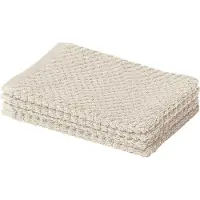 Yumeko Washandje Katoen 15x22 Beige - Eco, Bio & Fairtrade
