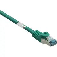 Renkforce RF-5462398 RJ45 Netwerkkabel, patchkabel CAT 6A S/FTP 15.00 m Groen Snagless, Vlambestendig 1 stuk(s)