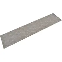 vidaXL Keukenmat wasbaar geruit 60x300 cm fluweel