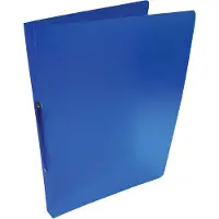 Alpha ringmap, voor ft A4, uit PP, 2 ringen van 16 mm, transparant blauw - 7 stuks