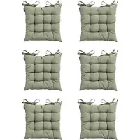 Madison - Zitkussen - Universeel - 6 stuks - 46 x 46 cm - Panama Sage