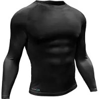 Precision Essential Baselayer Shirt Lange Mouw Junior Zwart - M - Junior