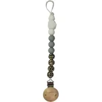 Chewies & more Silicone Speenkoord Leopard/Gray/White 0m+