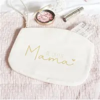 Westford Mill Toilettas - Liefste mama - wit - met tekst