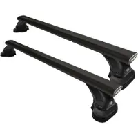 Farad Dakdragers geschikt voor de Fiat Panda vanaf 2012 met fixpoints - Aluminium - Hoog laadvermogen 100kg - Wingbar Zwart - Merk