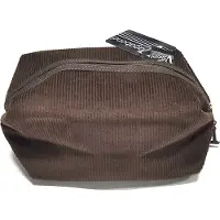 Vagabond -Toilettas Boxy Holdall "Country Cord" Bruin - afmeting 24 x 10 x 10 cm.