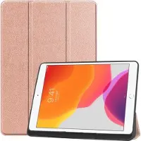 Rico Vitello Hoesje geschikt voor Apple iPad 10.2 magnetische Wallet case /flipcase stand/ hardcover achterzijde/ smart cover kleur Goud