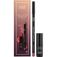 MUA Satin Lip Duo Set - Love Letter