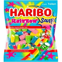 Haribo Rainbow Sauer - 22 x 160 gram - Veggie - Snoep - Uitdeel zakje - Snoepgoed - Vegan - Sinterklaas en kerst cadeau