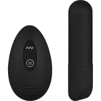 EIS , vibrator, mini vibrator, 'bullet vibrator met afstandsbediening', 10 programma's, waterproof (IPX7), zwart