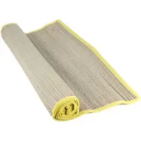 JEAN Products Rieten strandmatje - 2 Stuks - Beach Mat - 180 x 60 cm - Oprolbaar - Geel - Volwassenen - Kinderen