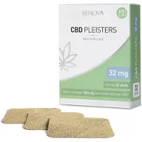 Renova CBD pleisters (32mg cannabidiol per pleister - 32 stuks) - hennep pleisters - THC - CBD