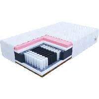 FDM KASPER Matras 80x200 cm - Hoogte 22 cm H3 en H4 - Pocketvering Matrassen - Dubbelzijdig - 7 zones - Antiallergisch