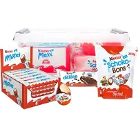 Kinder chocolade maxi feestpakket - Maxi - Schokobons - Delice - Surprise - 1233g