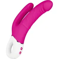 EIS , vibrator, natuurlijke vibrator met 2 schachten, 24 cm, waterdicht, oplaadbaar, huidvriendelijke siliconen, 2 motoren
