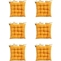 Madison - Zitkussen - Universeel - 6 stuks - 46 x 46 cm - Golden Glow