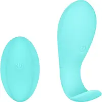 EIS , vibrator, 'Vibro-ei met radioafstandsbediening', 10 programma's, waterdicht (IPX7), mint