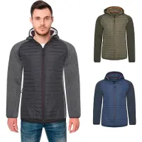 Mario Russo Jas Zwart - Modieuze Jas Polyester