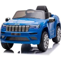 Jeep Grand Cherokee Blauw | 12V Kinderauto