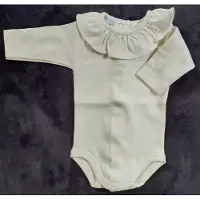 Babidu Romper 1117 creme, ruchekraag