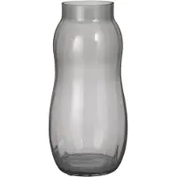 Mica Decorations Mesa Vaas - 24x24x50 cm - Glas - Lichtgrijs