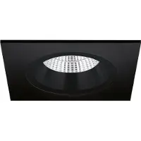 Yphix Milano - Inbouwspot Zwart Vierkant - Verdiept - 1 Lichtpunt - 93x93mm