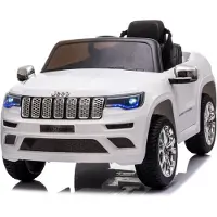 Jeep Grand Cherokee Wit | 12V Kinderauto