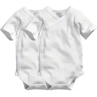 Playshoes - Rompers - 2 - Stuks - Wit - Korte - Mouw - Maat 44