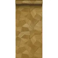 Origin Wallcoverings eco-texture vliesbehang grafisch 3D motief warm goud - 347953 - 0.53 x 10.05 m