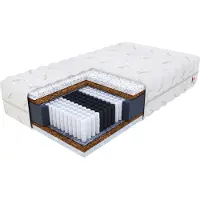 FDM FELICITY Matras 120x200 cm - Hoogte 25 cm H3 en H4 - Multi Pocketvering Matrassen - Dubbelzijdig - 7 zones - Antiallergisch