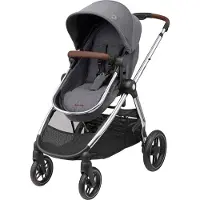 Maxi-Cosi Zelia³ Luxe 2-in-1 Kinderwagen - Omkeerbare zitting - Eenhandvouw - Twillic Grey - Vanaf de geboorte tot ca. 4 jaar