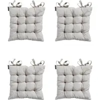 Madison - Zitkussen - Universeel - 4 stuks - 46x46 cm - Linnen - Tuin