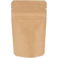 Packlinq Stazakken Kraft 17x9x28,5cm | 340 gram (100 stuks) | Doypacks | Stand up pouches