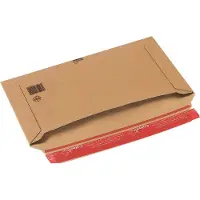 Colompac Kartonnen enveloppen B5 Kleefstrip CP 015.02.020 Met opening aan de lange zijde Bruin 20 Stuks
