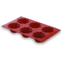 Lacor Siliconen Bakvorm - 3 x 6 Stuks