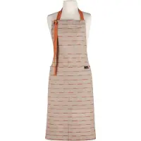 Ladelle Dash Keukenschort, Oranje, Gerecycled Katoen, 70 x 89 cm - | Eco Recycled