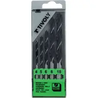 Tivoly Houtborenset - 4 tot 10mm - 5 delig