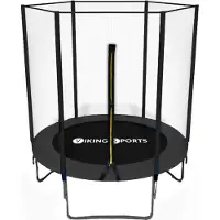 Viking Sports Trampoline - 183 cm - met veiligheidsnet - zwart
