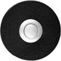 Ivana Economy Beldrukker Rond Ø51mm Aluminium Zwart