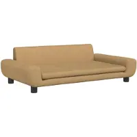 vidaXL Hondenmand 100x54x33 cm fluweel bruin