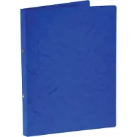 Bronyl ringmap, voor ft A4, uit glanskarton, 2 ringen van 16 mm, blauw - 6 stuks