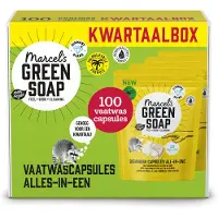 Marcel's Green Soap 4x Vaatwascapsules Eco All-in-one 25 Stuks